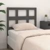 Vidaxl Tête de lit Gris 80,5x4x100 cm Bois massif de pin 818897