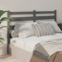 Vidaxl Tête de lit Gris 166x4x100 cm Bois massif de pin 818432