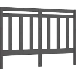 Vidaxl Tête de lit Gris 141x4x100 cm Bois massif de pin 817787