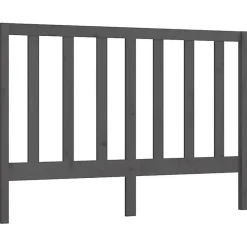 Vidaxl Tête de lit Gris 166x4x100 cm Bois massif de pin 817702 Best