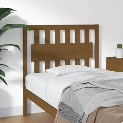 Vidaxl Tête de lit Marron miel 95,5x4x100 cm Bois massif de pin 818553