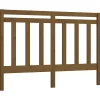Vidaxl Tête de lit Marron miel 126x4x100 cm Bois massif de pin 817783