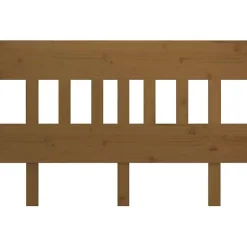 Vidaxl Tête de lit Marron miel 143,5x3x81 cm Bois massif de pin 819123 Discount