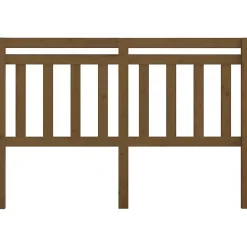 Vidaxl Tête de lit Marron miel 146x4x100 cm Bois massif de pin 814097 Hot