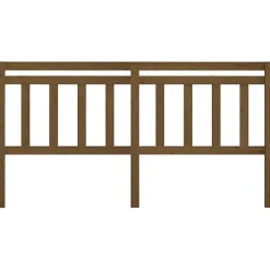 Vidaxl Tête de lit Marron miel 206x4x100 cm Bois massif de pin 814117
