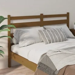 Vidaxl Tête de lit Marron miel 126x4x100 cm Bois massif de pin 818413 Clearance
