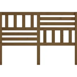 Vidaxl Tête de lit Marron miel, 141x4x100 cm Bois massif de pin Best