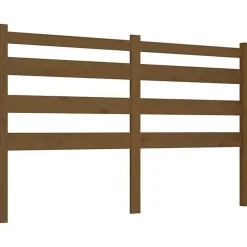 Vidaxl Tête de lit Marron miel 166x4x100 cm Bois massif de pin 818433