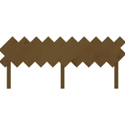 Vidaxl Tête de lit Marron miel 196x3x80,5 cm Bois massif de pin 819243