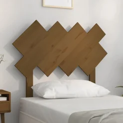 Vidaxl Tête de lit Marron miel 92x3x81 cm Bois massif de pin 819203 Discount