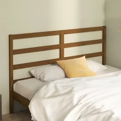 Vidaxl Tête de lit Marron miel 146x4x100 cm Bois massif de pin 817643