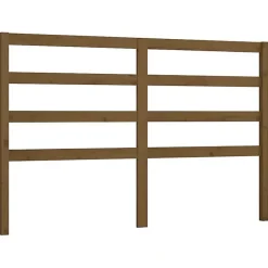 Vidaxl Tête de lit Marron miel 146x4x100 cm Bois massif de pin 817643
