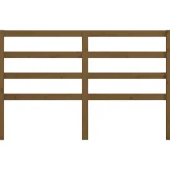 Vidaxl Tête de lit Marron miel 146x4x100 cm Bois massif de pin 817643