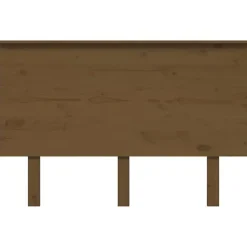 Vidaxl Tête de lit Marron miel 124x6x82,5 cm Bois massif de pin 819163 Best