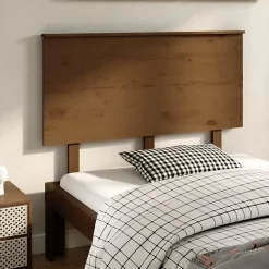 Vidaxl Tête de lit Marron miel 124x6x82,5 cm Bois massif de pin 819163 Best