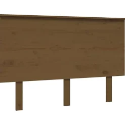 Vidaxl Tête de lit Marron miel 124x6x82,5 cm Bois massif de pin 819163 Best