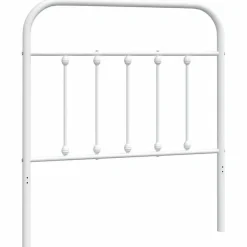 Vidaxl Tête de lit métal blanc 80 cm 352654