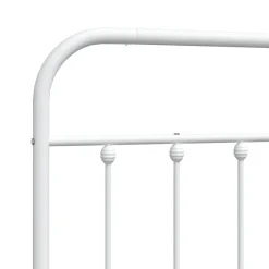 Vidaxl Tête de lit métal blanc 80 cm 352654