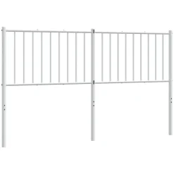 Vidaxl Tête de lit métal blanc 160 cm 350966 Online