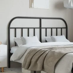 Vidaxl Tête de lit métal noir 140 cm 353668 Outlet