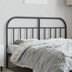 Vidaxl Tête de lit métal noir 140 cm 353668 Outlet