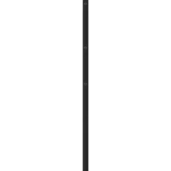 Vidaxl Tête de lit métal noir 100 cm 355296