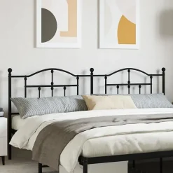 Vidaxl Tête de lit métal noir 200 cm 353477 Hot