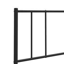 Vidaxl Tête de lit métal noir 160 cm 352515