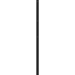 Vidaxl Tête de lit métal noir 75 cm 355293