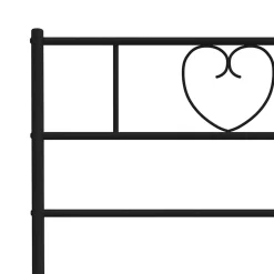 Vidaxl Tête de lit métal noir 200 cm 355501 Online