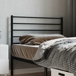 Vidaxl Tête de lit métal noir 100 cm 352348 Outlet