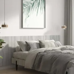 Vidaxl Tête de lit murale Sonoma gris 240x1,5x80 cm Bois d'ingénierie 816980