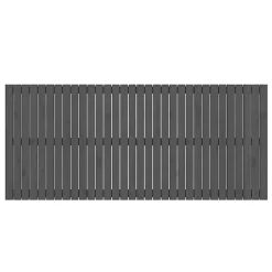 Vidaxl Tête de lit murale Gris 204x3x90 cm Bois massif de pin 824880 Best