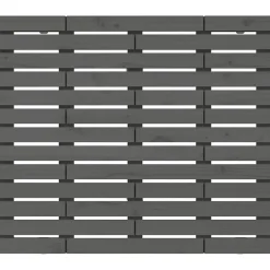 Vidaxl Tête de lit murale Gris 81x3x91,5 cm Bois massif de pin 824695
