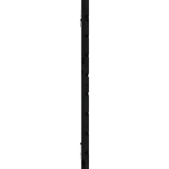 Vidaxl Tête de lit murale Noir 126x3x63 cm Bois massif de pin 824732