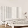 Vidaxl Tête de lit murale Blanc 147x3x90 cm Bois massif de pin 824894