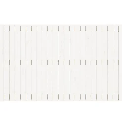 Vidaxl Tête de lit murale Blanc 147x3x90 cm Bois massif de pin 824894