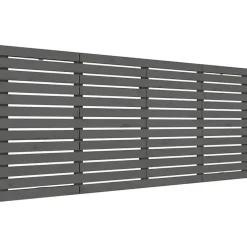 Vidaxl Tête de lit murale Gris 206x3x91,5 cm Bois massif de pin 824670
