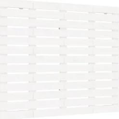 Vidaxl Tête de lit murale Blanc 81x3x91,5 cm Bois massif de pin 824694