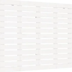 Vidaxl Tête de lit murale Blanc 146x3x91,5 cm Bois massif de pin 824684