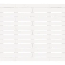 Vidaxl Tête de lit murale Blanc 146x3x91,5 cm Bois massif de pin 824684