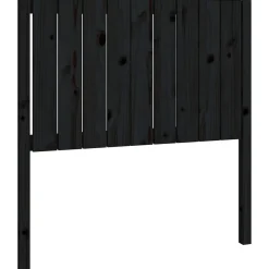 Vidaxl Tête de lit Noir 95,5x4x100 cm Bois massif de pin 818854 Online
