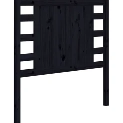 Vidaxl Tête de lit Noir 96x4x100 cm Bois massif de pin 818754