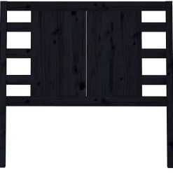 Vidaxl Tête de lit Noir 106x4x100 cm Bois massif de pin 818759