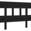 Vidaxl Tête de lit Noir 103,5x3x81 cm Bois massif de pin 819109