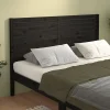 Vidaxl Tête de lit Noir 141x4x100 cm Bois massif de pin 819019