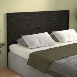 Vidaxl Tête de lit Noir 141x4x100 cm Bois massif de pin 819019