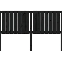 Vidaxl Tête de lit Noir 165,5x4x100 cm Bois massif de pin 818884 Sale
