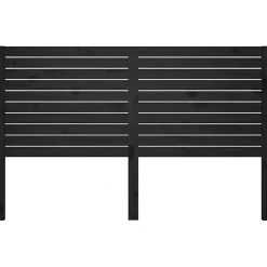Vidaxl Tête de lit Noir 146x4x100 cm Bois massif de pin 819024 Best