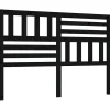 Vidaxl Tête de lit Noir 166x4x100 cm Bois massif de pin